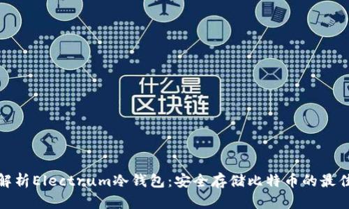 全面解析Electrum冷钱包:安全存储比特币的最佳选择