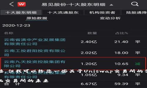 很抱歉,我无法提供任何下载链接。但我可以给您一些关于Uniswap交易所的信息以及如何使用它的详细介绍。
### Uniswap交易所:去中心化交易所的未来